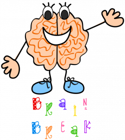 Cartoon Brain Thinking. Great Man Thinking With Cartoon Brain ...