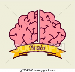 Vector Clipart - Brain design . Vector Illustration ...