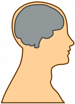 Silhouette Brain at GetDrawings.com | Free for personal use ...