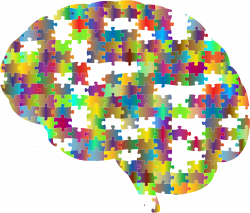 Clipart - Missing Brain Jigsaw Puzzle Prismatic