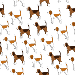 Beagle Dog breed Puppy Clip art - Background cartoon puppy 1000*1000 ...