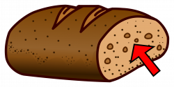 Clipart - soft part of bread