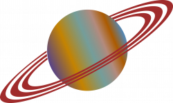 Planet Ring system Rings of Saturn Clip art - Color gradient Planet ...