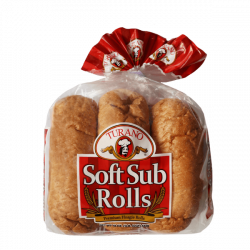 Soft Sub Rolls - Turano Baking Co