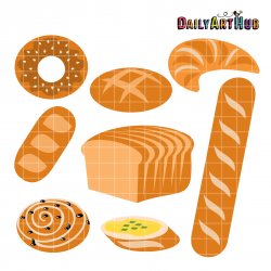 Breads Clip Art Set