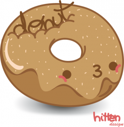 Kawaii Donut png by HittenDesign on DeviantArt
