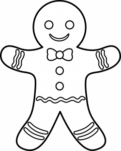 Ginger bread man clipart transparent background collection