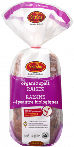 Organic Spelt Bread with Raisins
