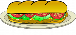Sxe1ndwich de milanesa Baguette Sandwich Clip art - Sandwich bread ...