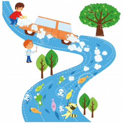 Water pollution Clip art - The way children 1181*1181 transprent Png ...