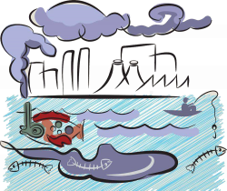Water pollution Clip art - Air pollution Water pollution 1000*842 ...