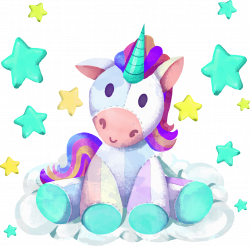 Unicorn Horse Watercolor painting Clip art - Vector hand-painted ...