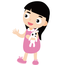 Child Girl Clip art - Girl holding a bunny 1500*1500 transprent Png ...