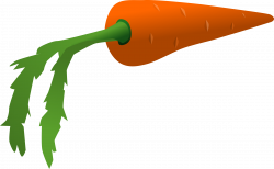 Clipart - Cartoon Carrot