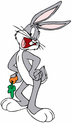 Rabbit clipart bugs bunny - Pencil and in color rabbit clipart bugs ...