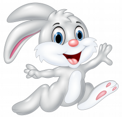 Bunny Cartoon PNG Clip Art Image | Gallery Yopriceville - High ...