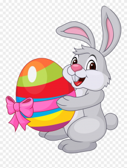 Easter Bunny Easter Egg Rabbit Clipart (#2402052) - PinClipart