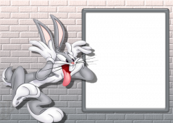 Kids Transparen PNG Photo Frame with Bugs Bunny | Gallery ...
