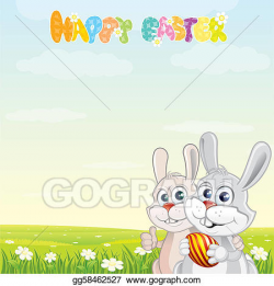 EPS Vector - Bunny friends. Stock Clipart Illustration ...