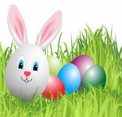 Easter Grass with Bunny Egg PNG Clipart Image | Gallery ...