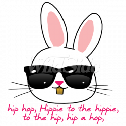 HIP HOP BUNNY WITH SUN GLASSES | The Wild Side