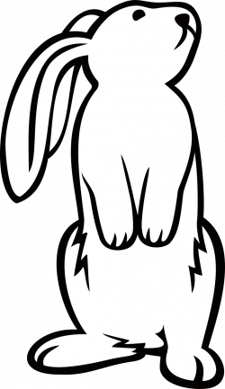 Public Domain Clip Art Image | White Bunny | ID: 13957766425118 ...