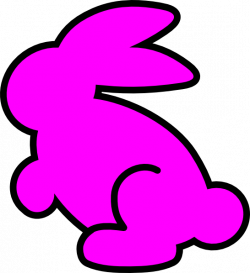 Pink Bunny Clip Art at Clker.com - vector clip art online, royalty ...