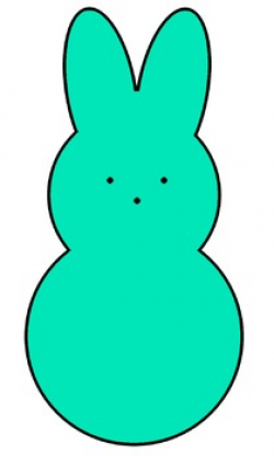 Easter Bunny Marshmallow Peeps Clipart {Commercial & Personal Use}