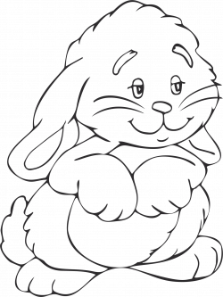 Clipart bunny outline png - Clipartix