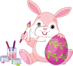 iCLIPART - Royalty Free Cartoon Clipart Image of an Easter ...