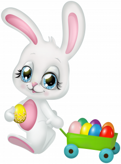 Cute Easter Bunny Transparent Clip Art Image | Gallery Yopriceville ...