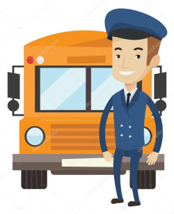 Download bus driver illustration clipart Bus driver | Bus ...