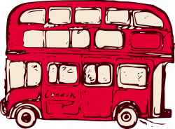 London Laptop Bus Sticker Decal - double decker bus 2643*1953 ...