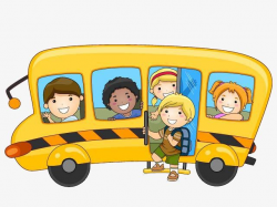 كرتون باص المدرسة | school | School bus clipart, School bus ...