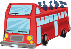 Tour bus clipart - Clipartix