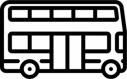 Big Double Decker Bus Svg Png Icon Free Download (#9821 ...