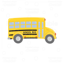 School Bus SVG Cutting File & Clipart
