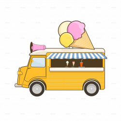Ice Cream Truck by Sabina-s | GraphicRiver
