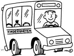 Bus black and white kindergarten clipart black and white ...
