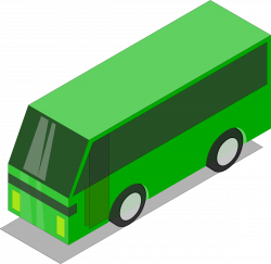 Clipart - Green bus