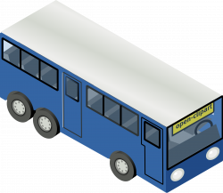 Clipart - blue bus