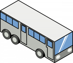 Bus Isometric Icon Clip Art at Clker.com - vector clip art online ...