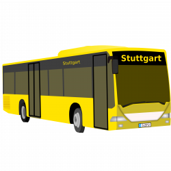 Clipart - yellow bus