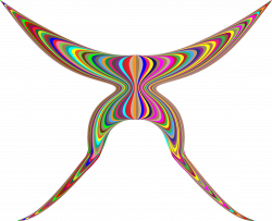 Clipart - Colorful Abstract Butterfly
