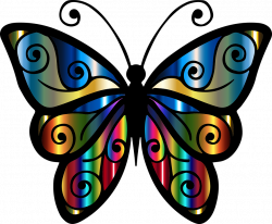 Clipart butterflies | Butterflies clipart | Pinterest | Abstract ...