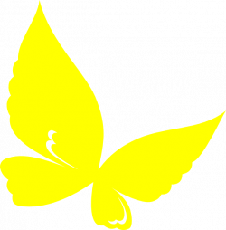 Yellow.butterfly Clip Art at Clker.com - vector clip art online ...