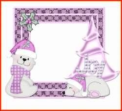 Amazing Ch Christmas Frames Xmas Image Of Purple Butterfly Border ...