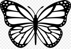 Butterfly Black And White clipart - Butterfly, Color, Flower ...