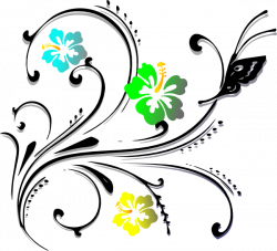 Butterfly Scroll Clip Art at Clker.com - vector clip art online ...