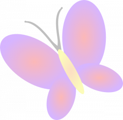 Lilac Butterfly Clip Art at Clker.com - vector clip art online ...